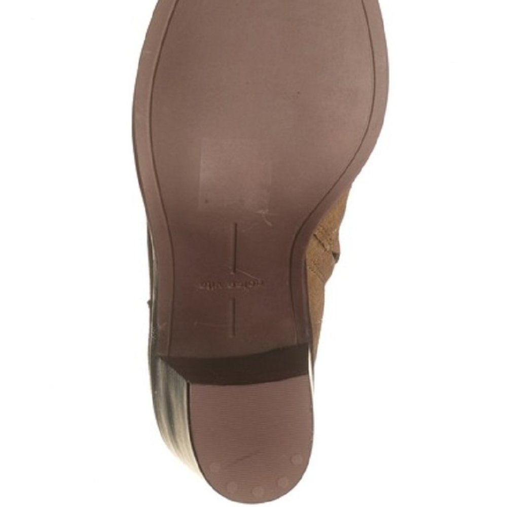 NEW Dolce Vita Scot Suede Booties in Saddle Brown Sz 10 - Picture 5 of 9